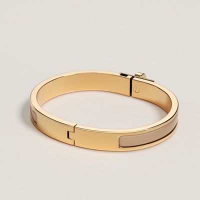 HERMES ゴールド シュル メール　ブレスレット　ピアスセット HERMES ゴールド シュル メール ブレスレット ピアスセット